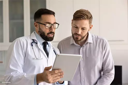 doctor and patient