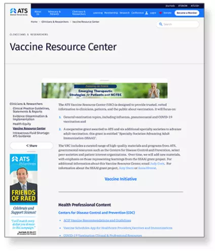 ATS Vaccine Resource Center